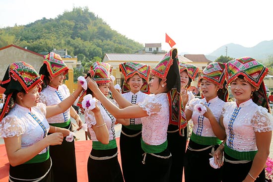 L’ethnie Thaï se divise en plusieurs groupes locaux : Thaï Khao (Thaï Blanc), Thaï Dam (Thaï Noir), Thaï Chieng ou Thaï Muong (Hang Tong), Thaï Thanh (Man Thanh), Thaï Muoi, Pu Thay, Tho Da Bac, Thaï Moc Chau (Thaï Deng). Les Thaï au Vietnam vivent dans les provinces du Nord-Ouest du Vietnam, sur le territoire allant du Fleuve Rouge jusqu’à la rivière Lam.